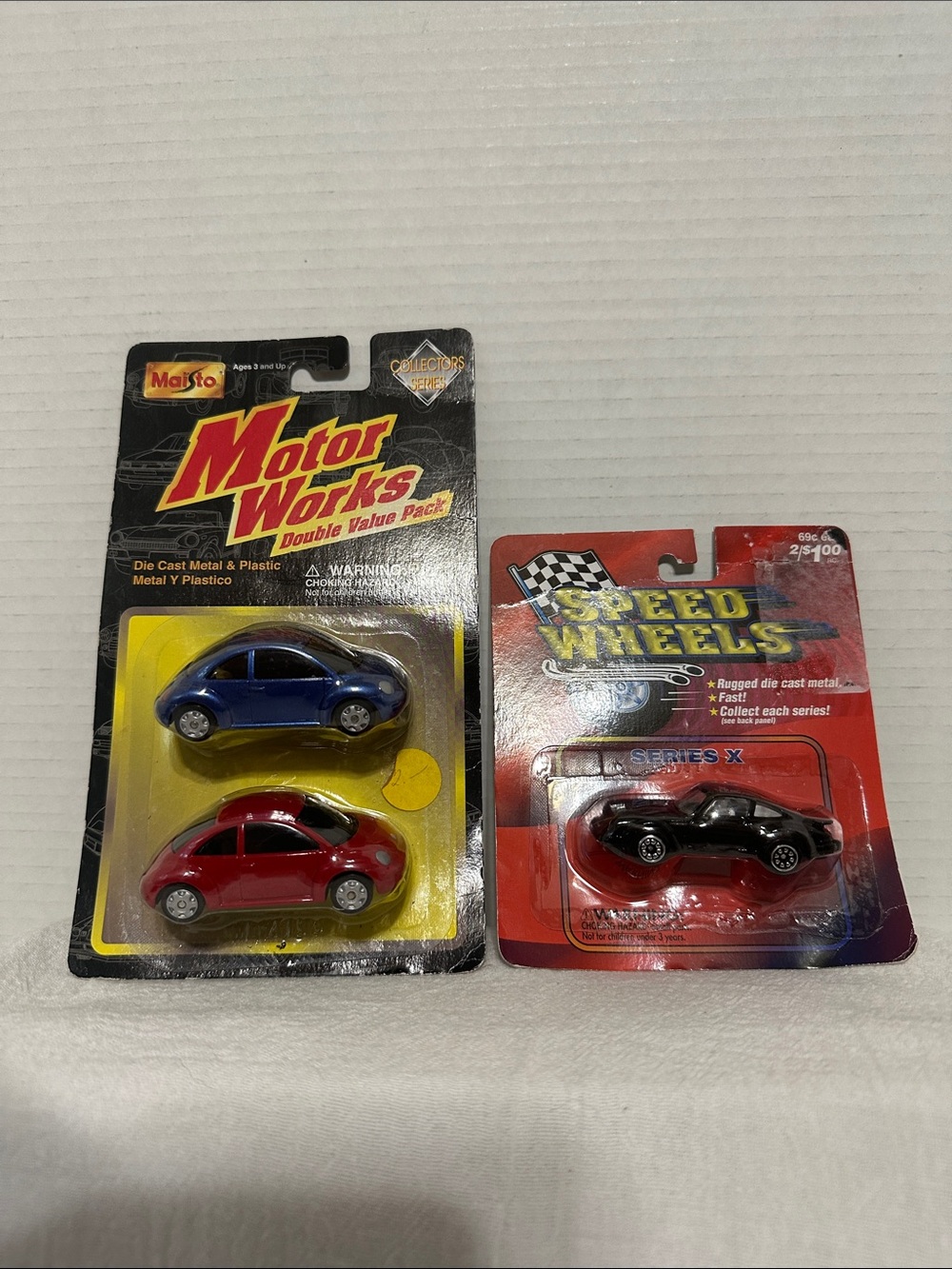 Maisto Motor Works And Speed Wheels Volkswagen Bugs and Porsche Lot